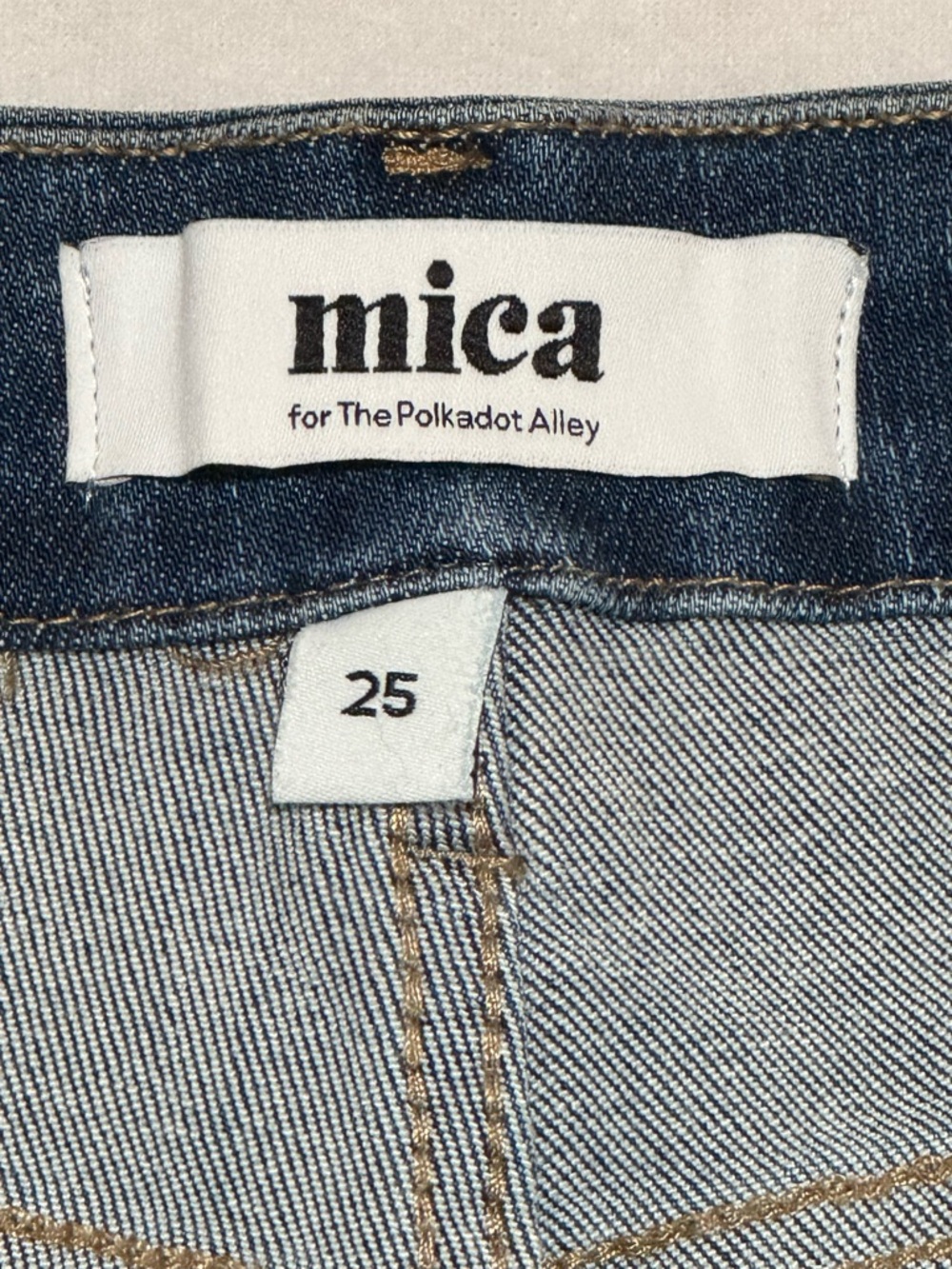 Mica High-waisted Blue Wide-Leg Flare Distressed Boho Jeans Women’s Size 25 - Picture 5 of 14